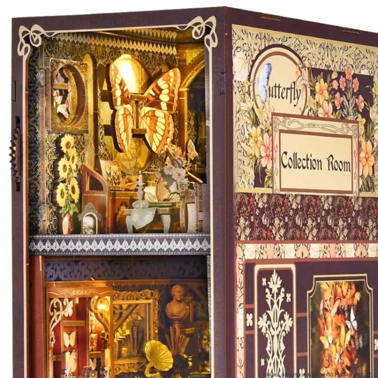 Muzeum motyli*- Miniaturowy domek Book Nook Aslowsnail