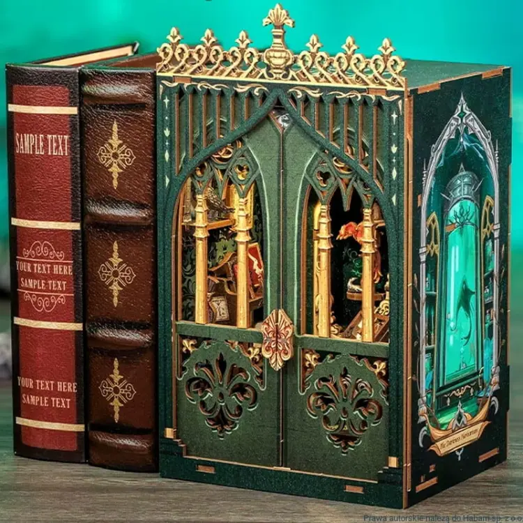 Niezwykłe Herbarium* - Miniaturowy domek mini Book Nook CuteBee