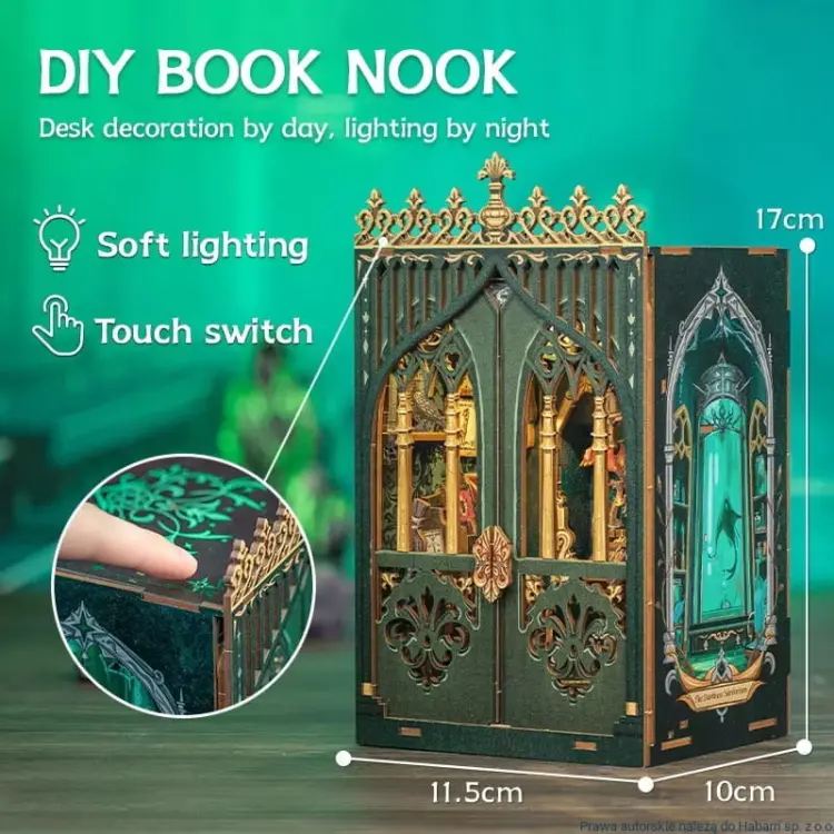 Niezwykłe Herbarium* - Miniaturowy domek mini Book Nook CuteBee
