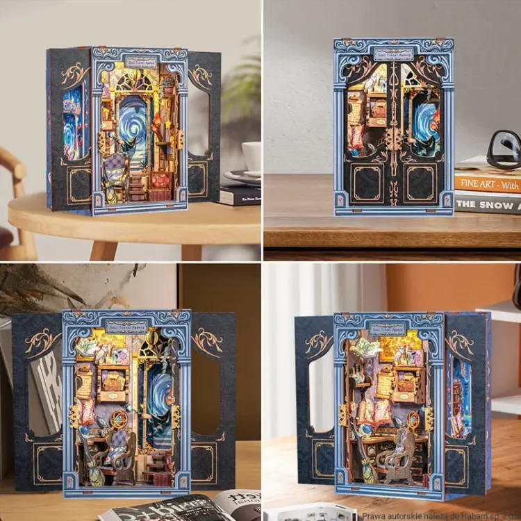 Podróż w czasie*- Miniaturowy domek mini Book Nook CuteBee