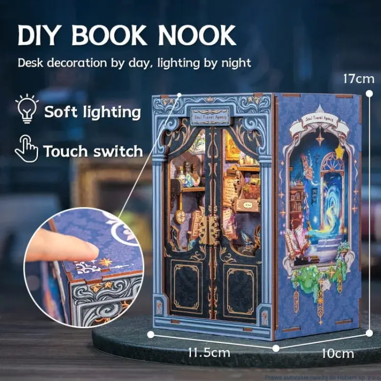 Podróż w czasie*- Miniaturowy domek mini Book Nook CuteBee