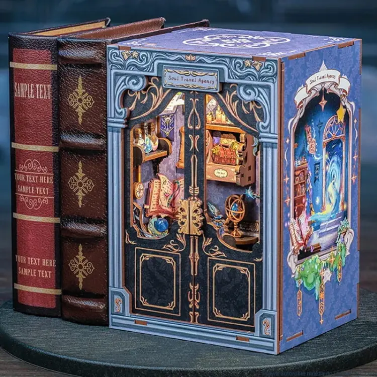 Podróż w czasie*- Miniaturowy domek mini Book Nook CuteBee