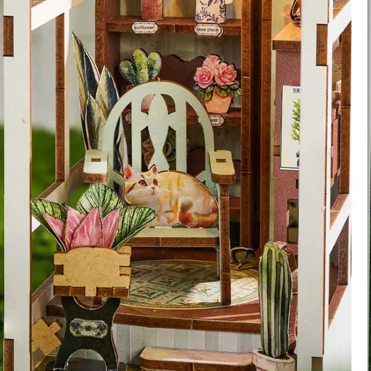 Kwiatowe wytchnienie - Book Nook