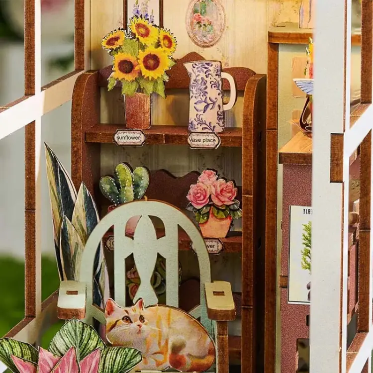 Kwiatowe wytchnienie - Book Nook