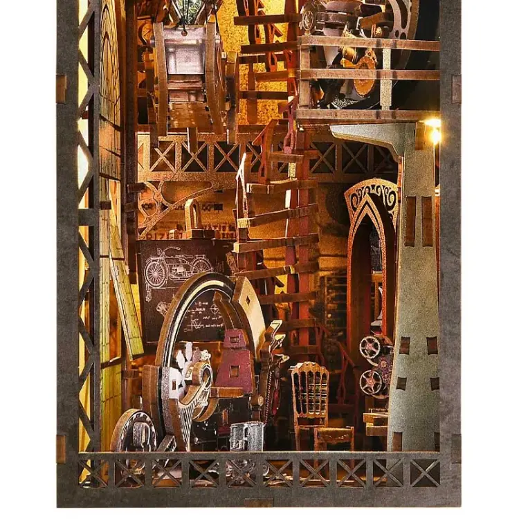 Miniaturowy domek Book Nook - Nautilius - Aslowsnail