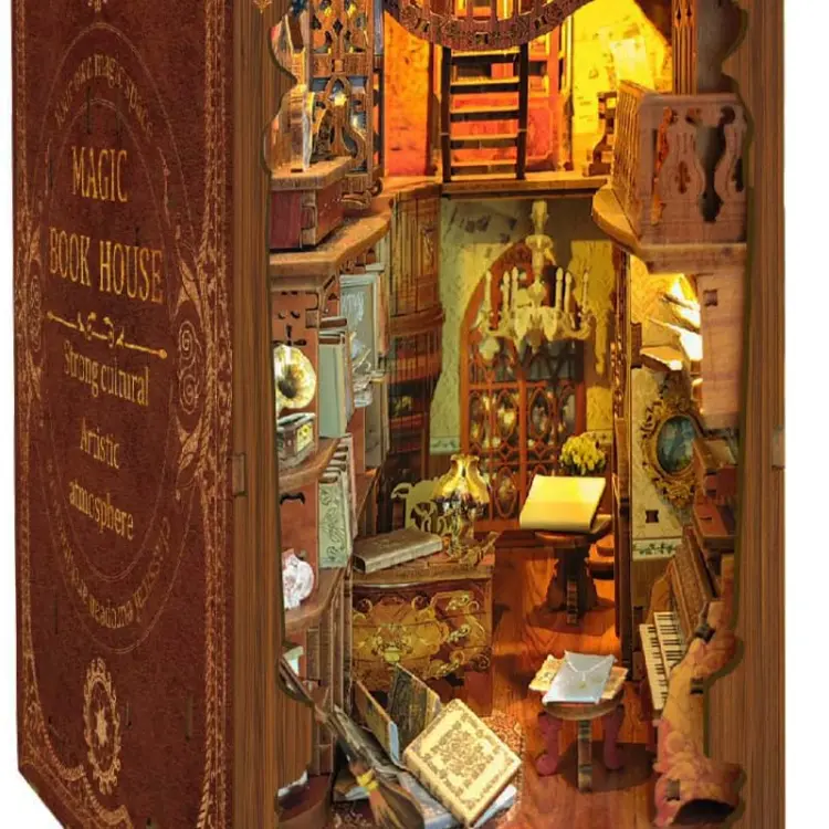Dziedzictwo czarodziejów - Miniaturowy domek Book Nook Joincon