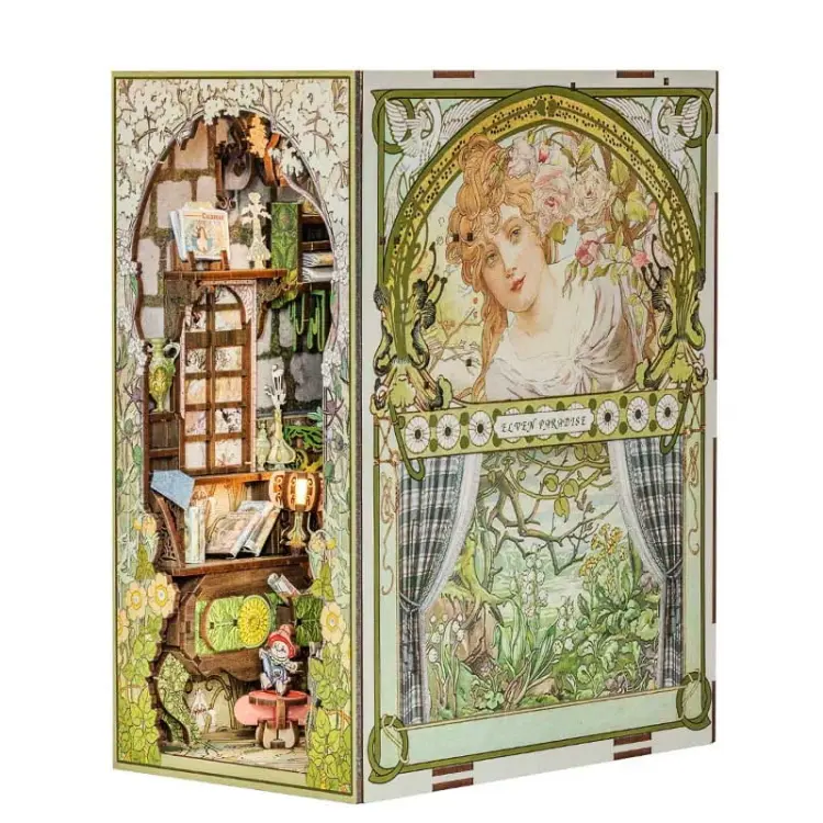Siódme niebo - Miniaturowy domek Book Nook CuteBee