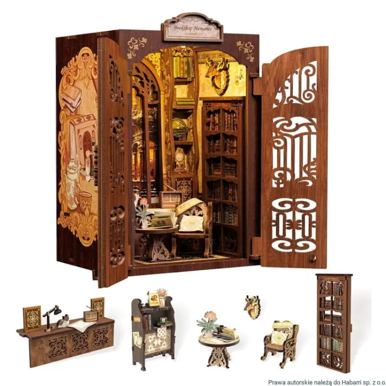 Miniaturowy domek DIY Book Nook - Klub książki*