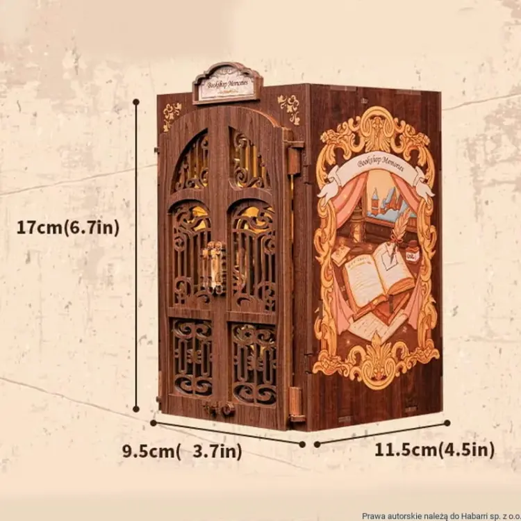 Miniaturowy domek DIY Book Nook - Klub książki*