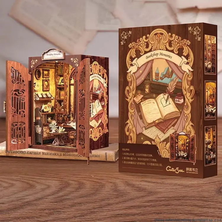 Miniaturowy domek DIY Book Nook - Klub książki*