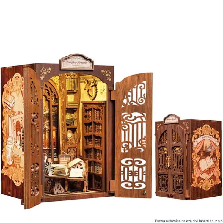 Miniaturowy domek DIY Book Nook - Klub książki*