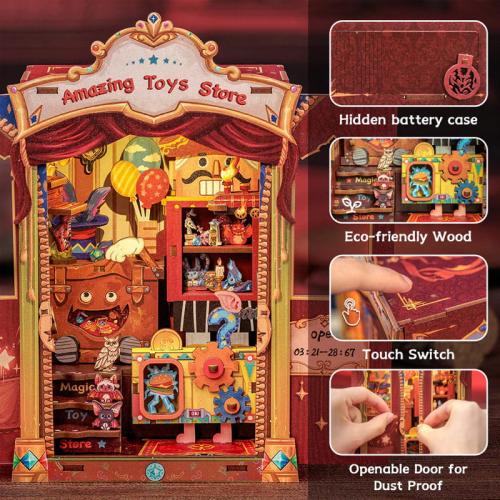 Miniaturowy domek mini Book Nook - Hokus Pokus