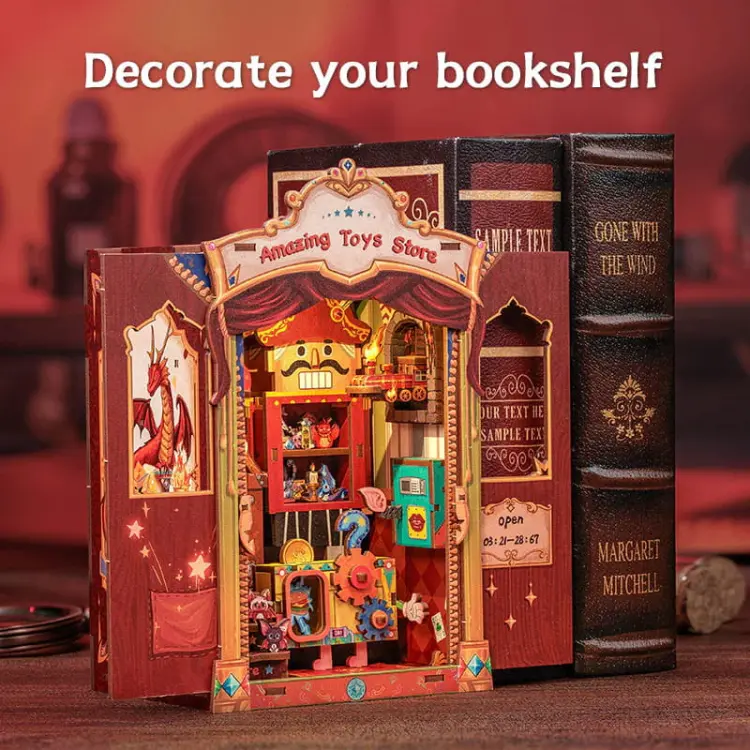 Miniaturowy domek mini Book Nook - Hokus Pokus