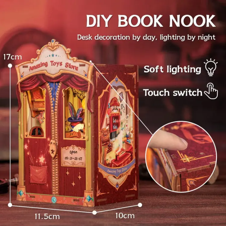 Miniaturowy domek mini Book Nook - Hokus Pokus