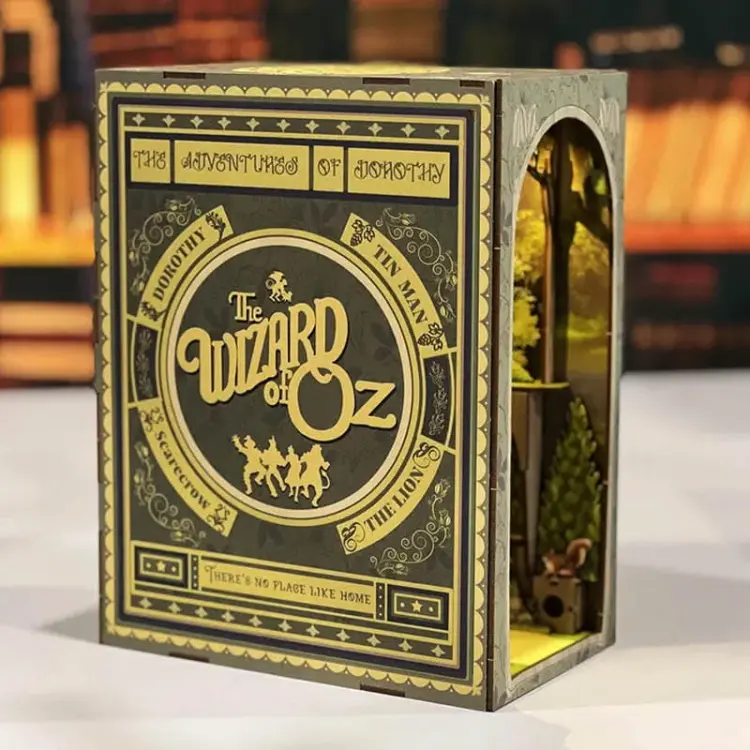 Czarnoksiężnik z Krainy OZ* - Miniaturowy domek Book Nook Aslowsnail