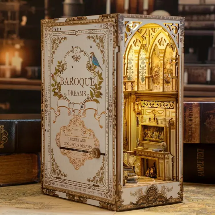 Miniaturowy domek Book Nook - Klasyczny barok* - Joincon