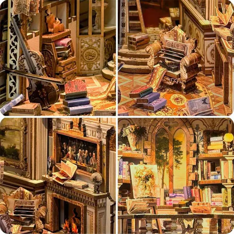 Miniaturowy domek Book Nook - Klasyczny barok* - Joincon