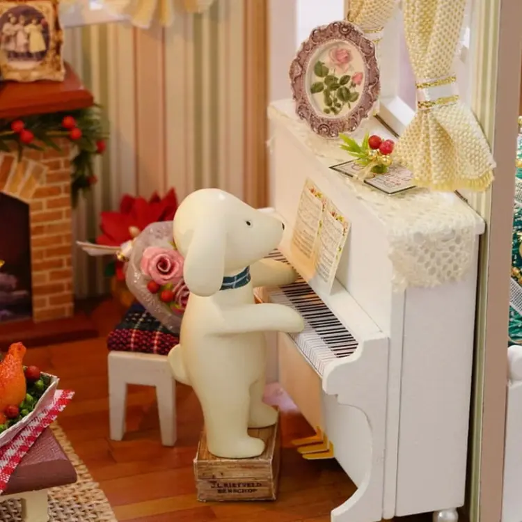 Miniaturowy domek - Magiczne Boże Narodzenie