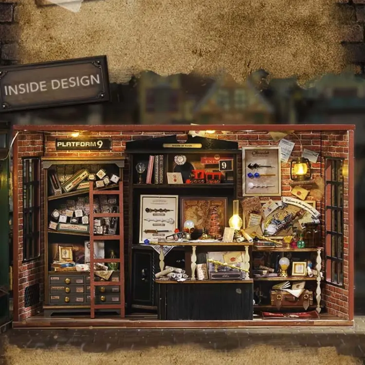 Miniaturowy domek - Różdżki wszystkich żywiołów