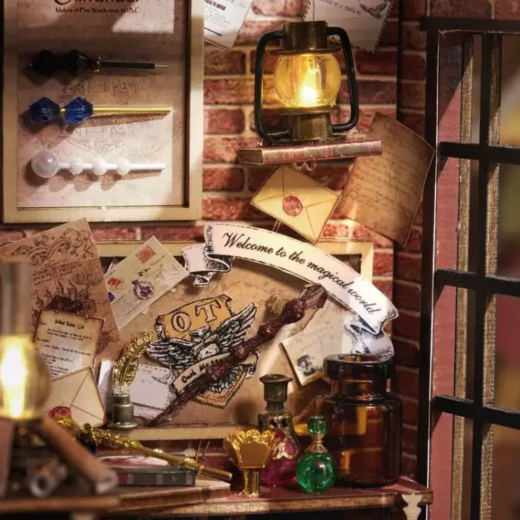 Miniaturowy domek - Różdżki wszystkich żywiołów