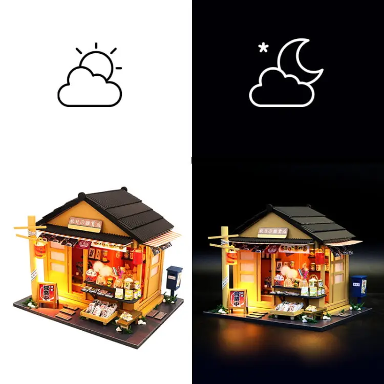 Miniaturowy domek Sklepik w Tokio